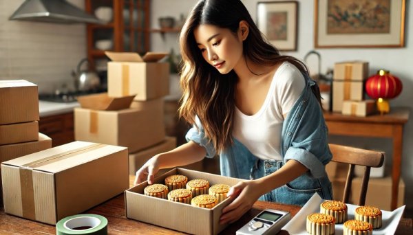 中秋月餅遠(yuǎn)寄韓國：紅旗速運(yùn)幫你實(shí)現(xiàn)家人團(tuán)圓